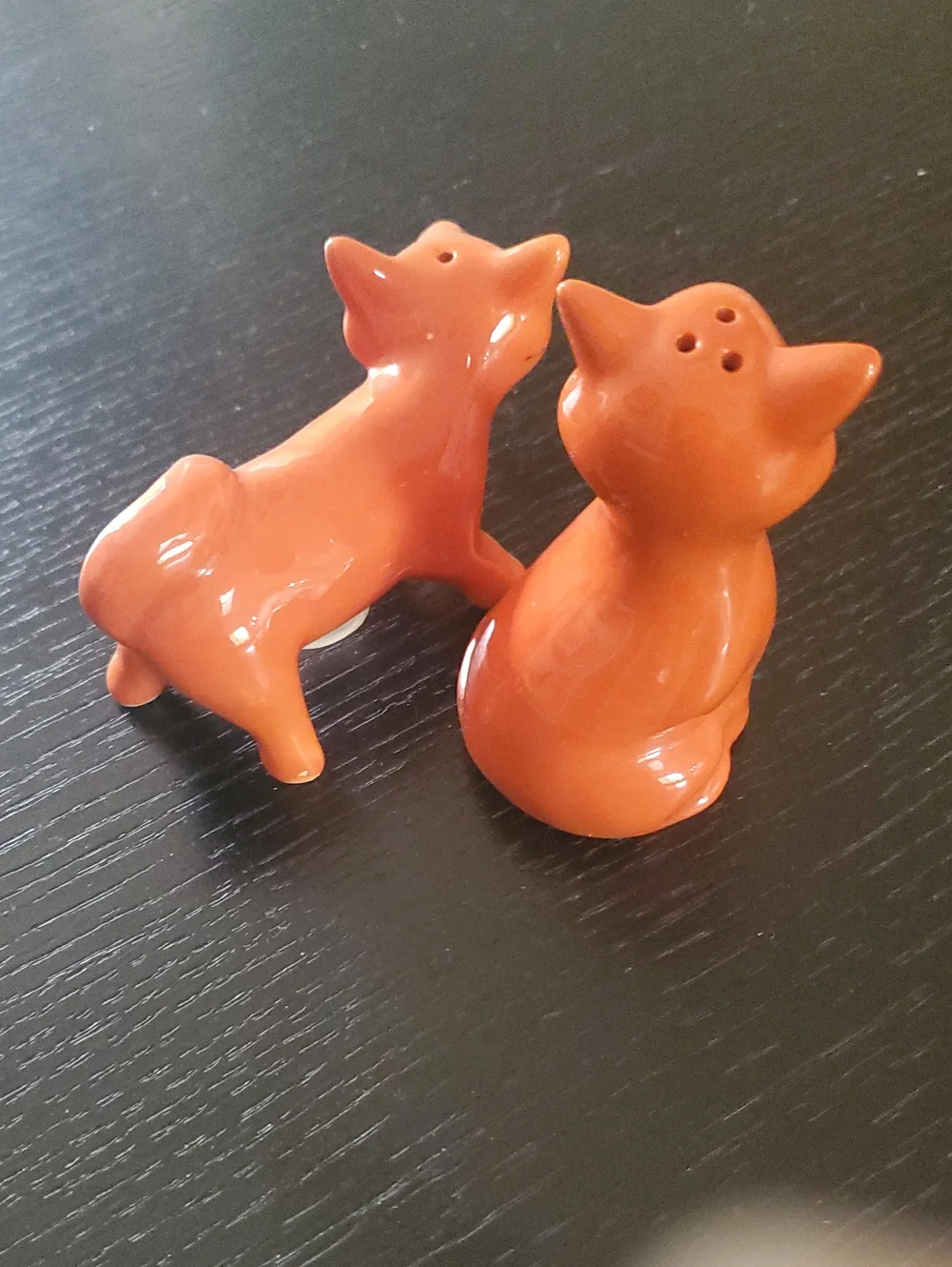 Crate & Barrel Fox Salt and Pepper Shakers